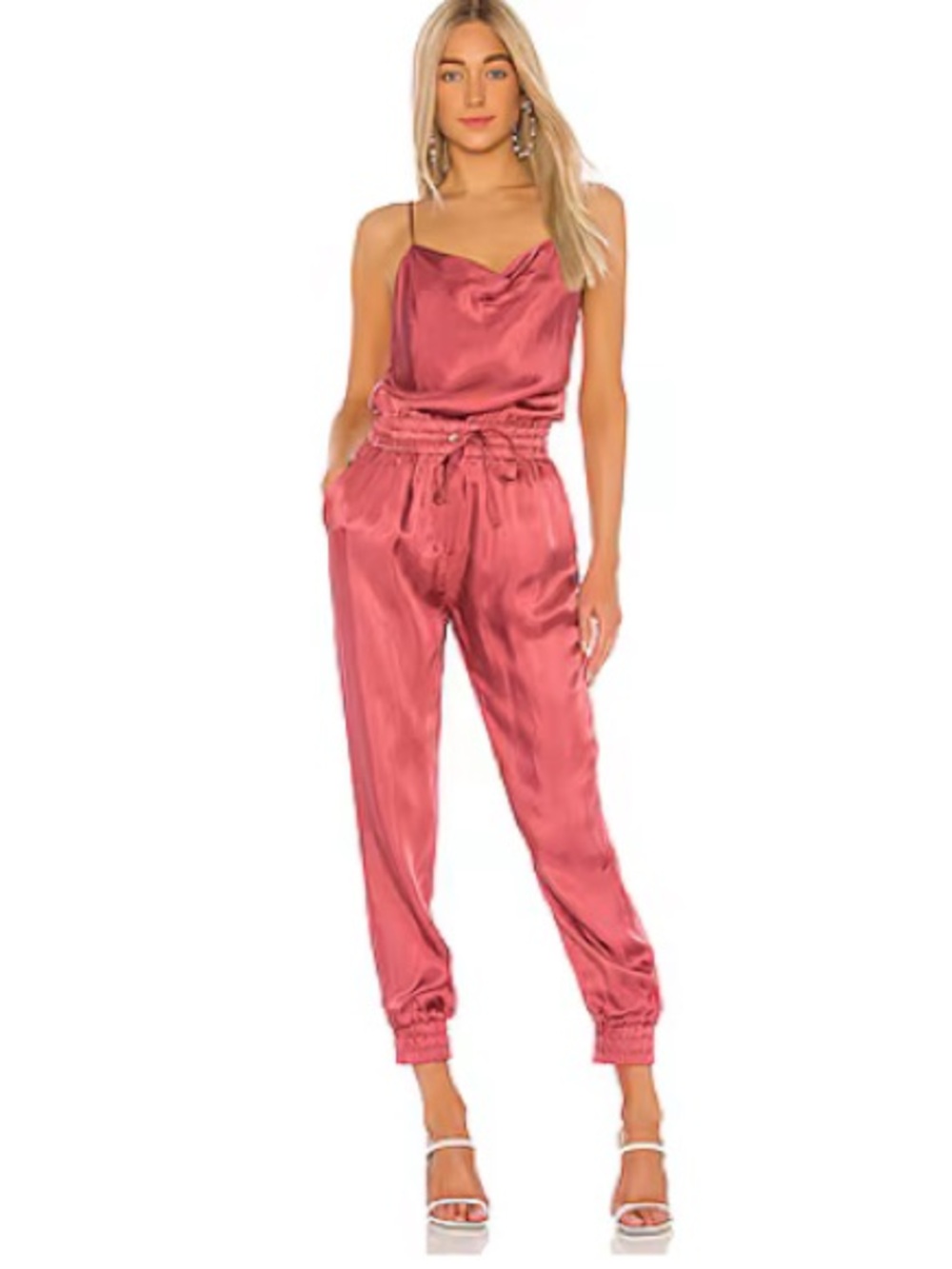 Cinq A Sept Finnley Jumpsuit in Pink Copper! Size S